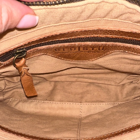 BED|STU Woven Leather Crossbody Bag in Tan - Picture 7 of 10